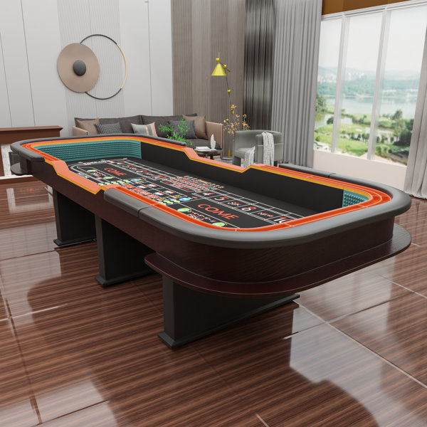 INO Design Color INO Design 137'' 10 Player Foldable Craps Table